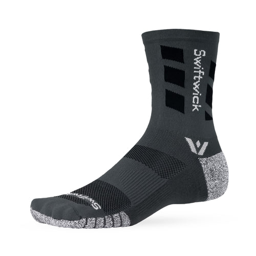 Flite XT Mid-Crew sock in charcoal gray