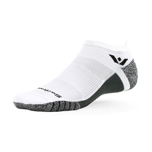 White no show sock